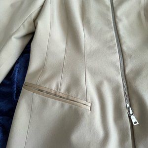 LAUNDRY by Shelli Segal Tan Zip Blazer